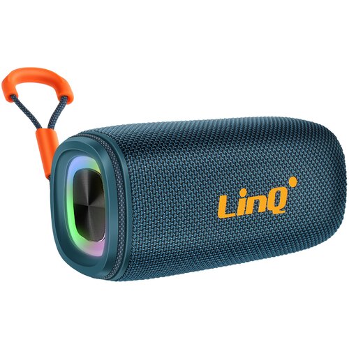 LINQ 8 W prenosni vodoodporni Bluetooth zvočnik IPX6 z večbarvno LED, Modra, (5000250488) Cene
