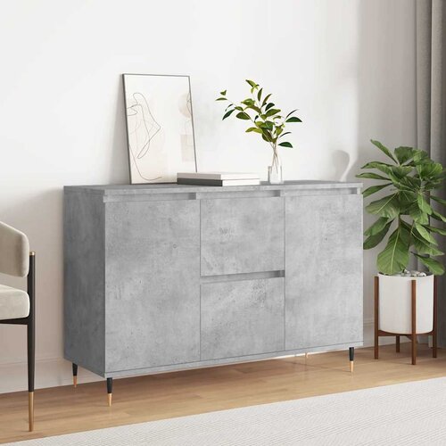  Komoda siva boja betona 101,5x35x70 cm od konstruiranog drva Cijene