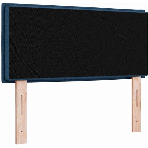 LED glava kreveta s LED trakama Plava 100 cm tkanina Slike