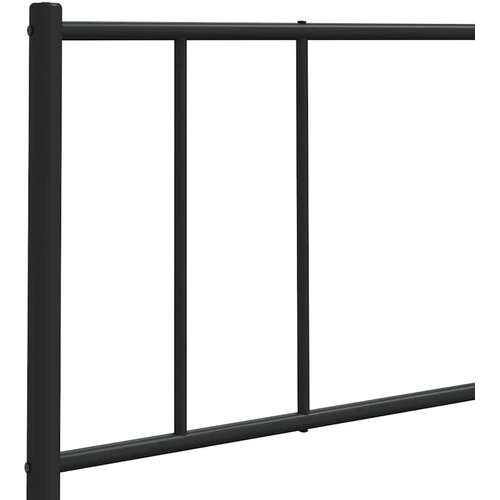  Metalno zamjensko uzglavlje crno 150 cm Slike