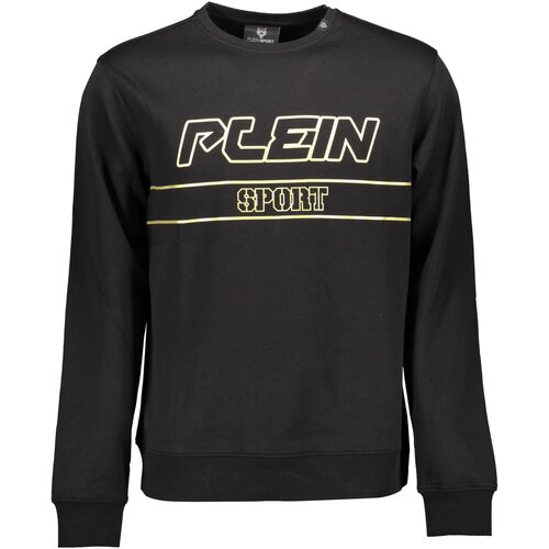 Plein Sport MEN&amp;amp;#39;S BLACK ZIP-UP SWEATSHIRT Slike