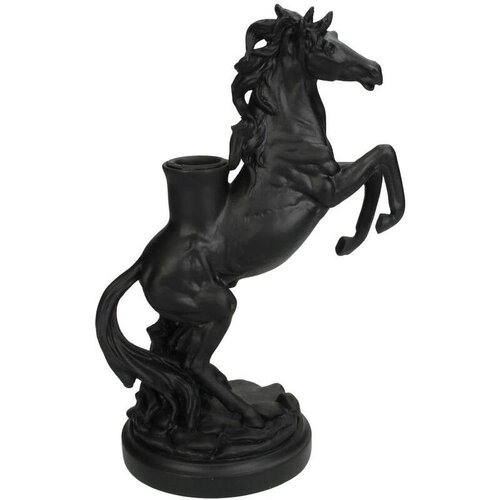  Držač za sveću HORSE 23cm XET-8050 - Black - KSN Cene