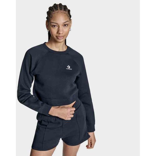 Converse Ženska dukserica star chevron cropped crew neck Slike