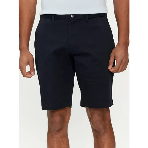 Tommy Hilfiger Kratke hlače iz tkanine Harlem MW0MW23568 Mornarsko modra Regular Fit