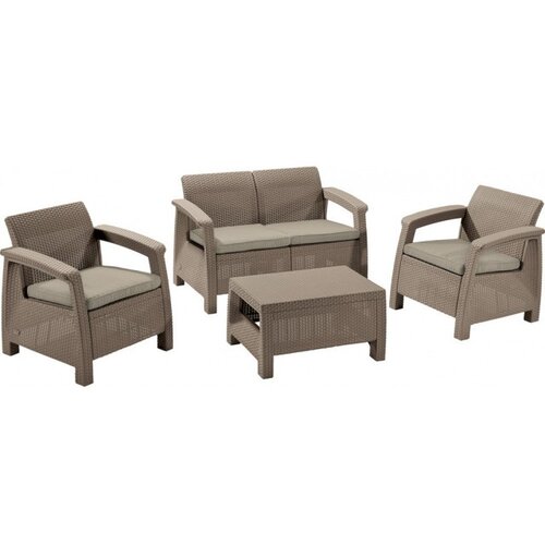 Curver Baštenski set Corfu II Pe ratan - CU 223201 - Grafit Cene