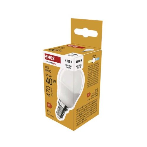  LED žarnica Basic Mini Globe / E14 / 5,5 W (40 W) / 470 lm / Toplo bel Slike