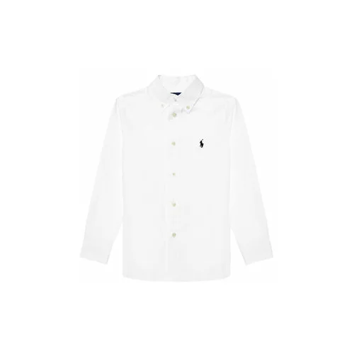 Polo Ralph Lauren Dječja pamučna košulja boja: bijela