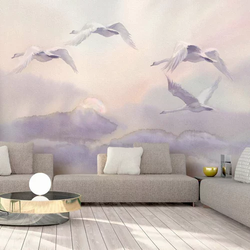  tapeta - Flying Swans 400x280