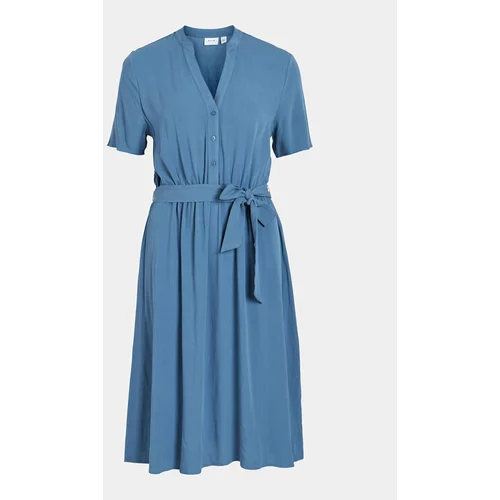 Vila Srajčna obleka Moashly 14089260 Modra Regular Fit