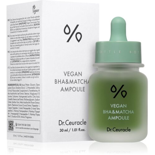 Dr.Ceuracle Vegan BHA &amp;amp; Matcha Ampoule obnavljajući serum za masno i problematično lice 30 ml Slike
