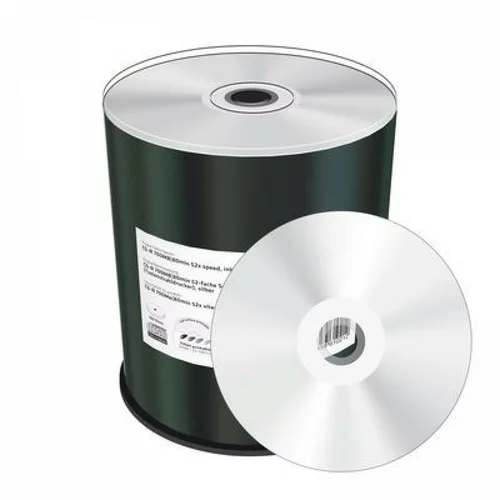 Mediarange CD-R 52x 700MB White-Silver Printable, 100 kom