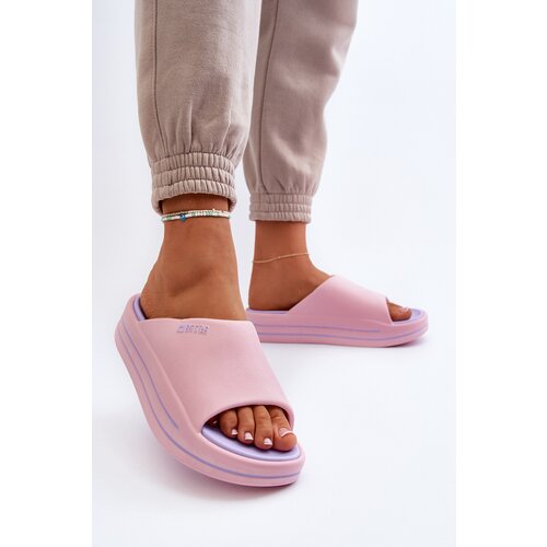 Big Star Women&amp;#039;s Fashionable Slippers LL274A157 Light pink Slike