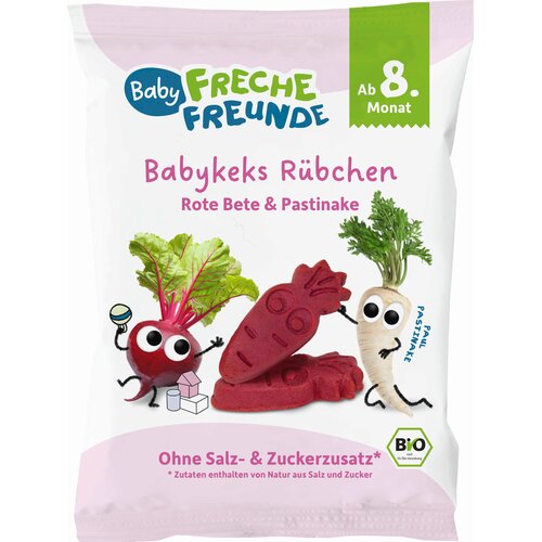 Freche Freunde Otro&scaron;ki pi&scaron;koti R&uuml;bchen - rdeča pesa in pastinak - 30 g Cene