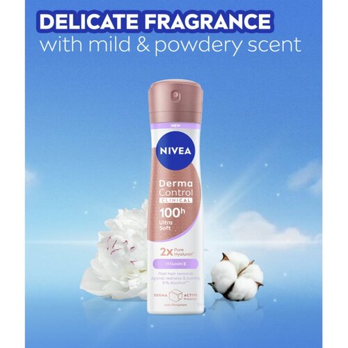 Nivea Derma Control Clinical Ultra Soft antiperspirant u spreju 150 ml Slike