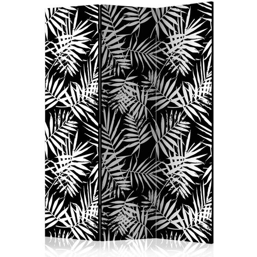  Paravan u 3 dijela - Black and White Jungle [Room Dividers] 135x172 Slike