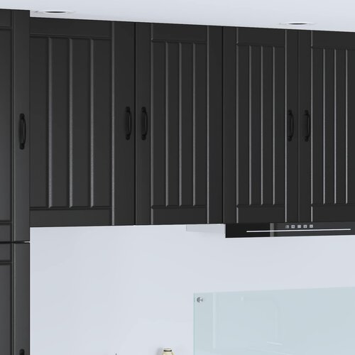  Ormar za Zid Lucca Crna 40 x 31 x 80 cm Konstruirano drvo Cene