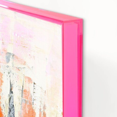Malerifabrikken Tiskane/z ročno naslikanimi elementi slike v kompletu 2 ks z okvirjem/na platnu 41,5x41,5 cm New Age Pink &amp;ndash; Slike