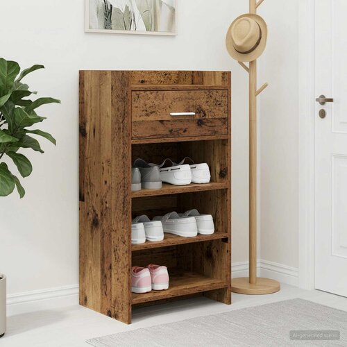  Ormar za cipele Staro drvo 48 x 36 x 92 cm Konstruirano drvo Cijene