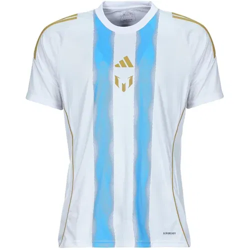 Adidas Majice s kratkimi rokavi MESSI TR JSY Bela