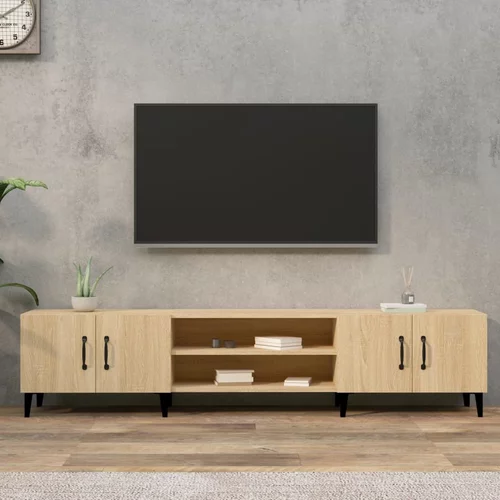 vidaXL TV omarica sonoma hrast 180x31,5x40 cm inženirski les