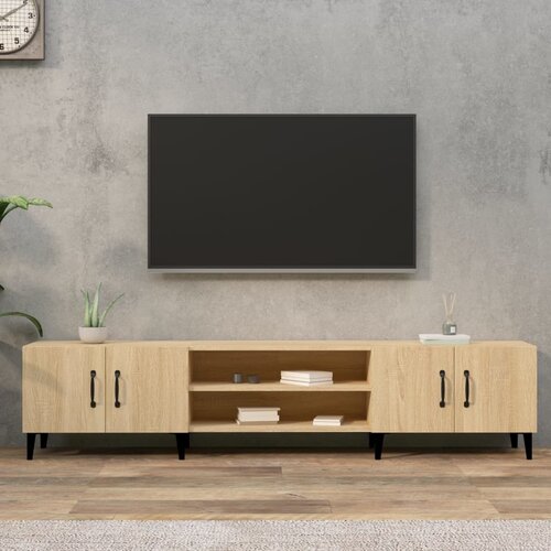 vidaXL TV ormarić boja hrasta 180 x 31 5 x 40 cm od konstruiranog drva Cijene