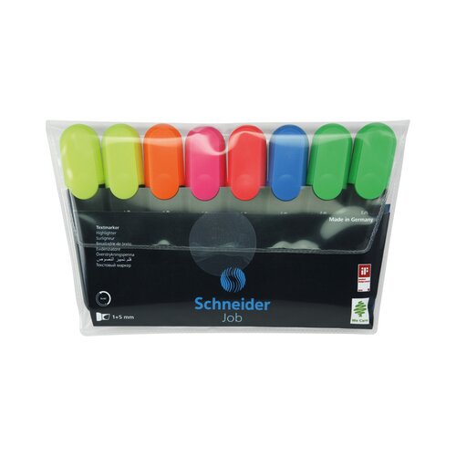 Schneider Tekstmarker , Job, 1-5 mm, set od 8 komada, etui Slike