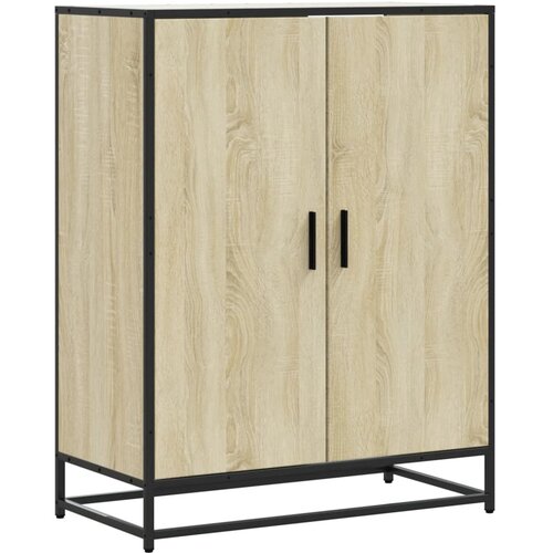 Maison Chic Omarica za obutev - Kopa za čevlje sonoma hrast 75x38x97,5 cm inž. les in kovina, (21777938) Cene