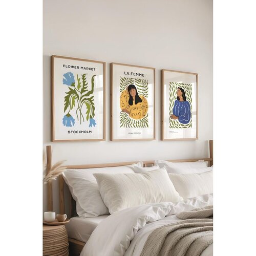 WALLXPERT &Ccedil;-300508 - 5070 Vi&scaron;enamenski set dekorativnog slikanja (3 komada) Cene