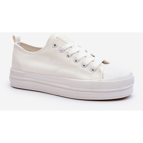 EVENTO Women's White Fabric Sneakers Staneva Cijene