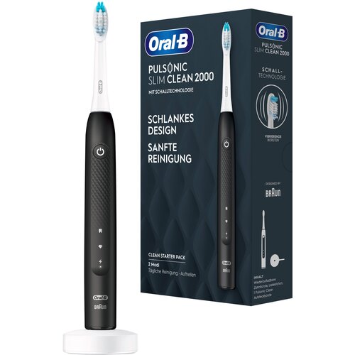 Oral-b Pulsonic Slim Clean 2000 Schwarz Cene