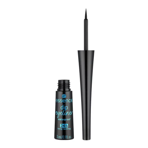 Essence tekoče črtalo - Dip Eyeliner Waterproof 24h Long-lasting - 01 Black