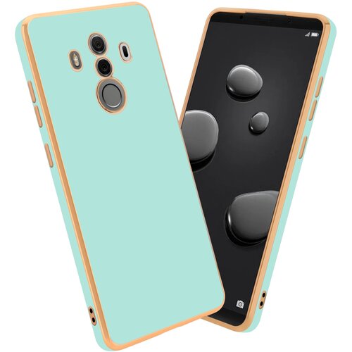 Cadorabo Ohi&scaron;je, združljiv s Huawei v sijajni metini zeleni barvi - Zlato - za&scaron;čitni pokrov iz fleksibilnega silikona TPU in z za&scaron;čito pred kamero, (20617233) Cene