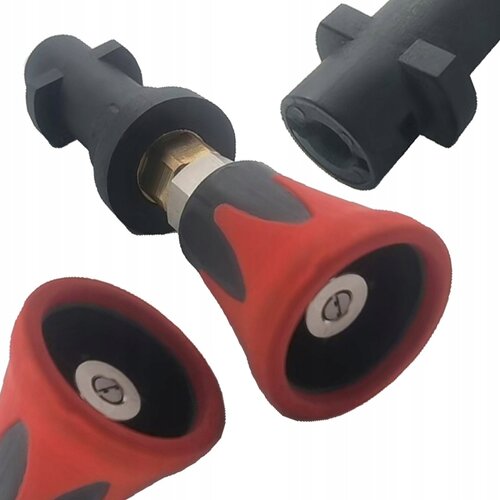 Rosfix MINI KOPITA S ŠOBO Z RAVNIM CURKOM 40° RDEČA KARCHER K2-K7 BAJONET 4000PSI, (22016685) Cene