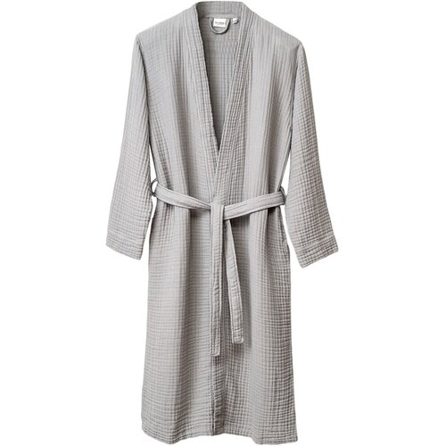  Kimono - grey grey unisex bathrobe Slike