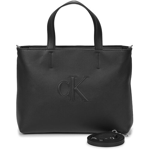 Calvin Klein Jeans Nakupovalne torbe SCULPTED MINI EW TOTE Črna Cene