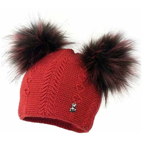 Jamiks Dječja kapa s dodatkom vune boja: crvena