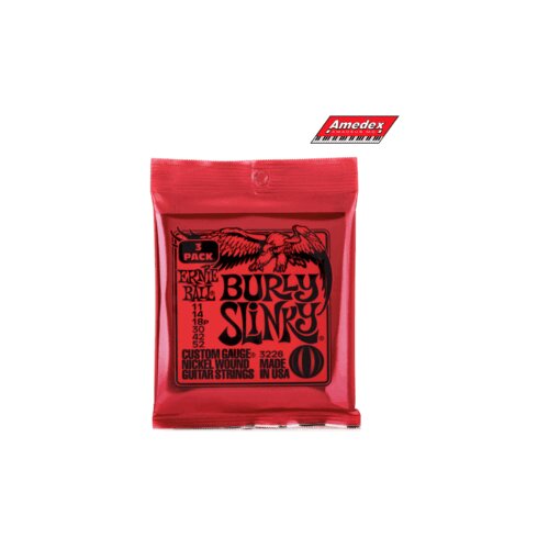  ŽICE ZA EL GIT Ernie Ball 3226, 11-52, 3-Pack, Burly Slinky Cijene