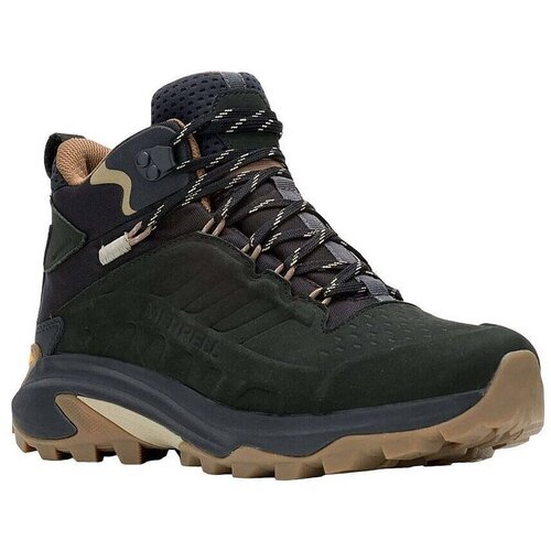 Merrell cipele Moab Speed 2 Mid WP za muškarce, crne sa bež Cene