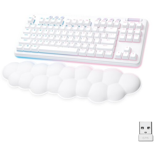 Logitech G715 Wireless Gaming Keyboard - OFF WHITE - (DEU) - CENTRAL&amp;quot; Slike