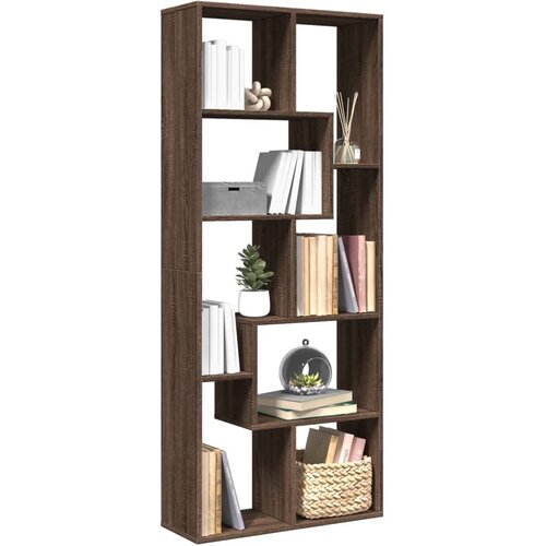 VidaXL Pregrada / regal za knjige boja hrasta 67x25x161,5 cm drveni Slike