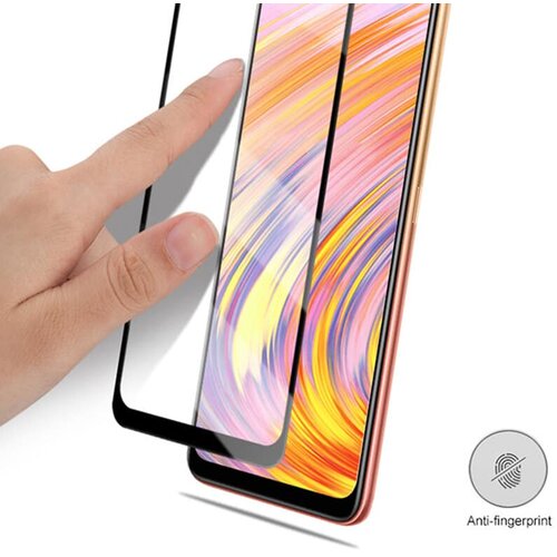 Mocolo 3D ukrivljeno polno lepljivo steklo - iPhone 14 Pro - črno Slike