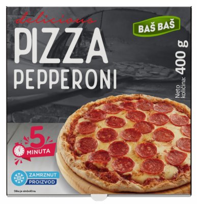 Baš Baš SMRZNUTA PIZZA PEPPERONI 400G Cene