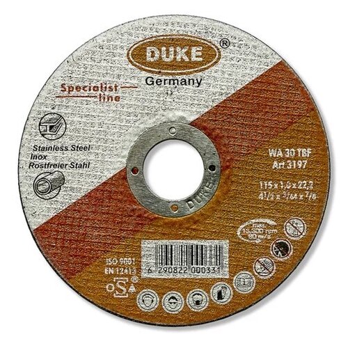 Duke Rezna ploca 115x1x22 A Slike