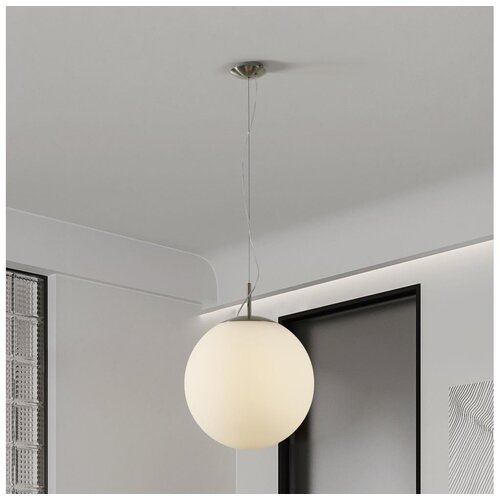 Eglo 63271 - visilica na sajli piedale 1xE27/60W/230V, prečnik 43 cm, matni hrom Cene