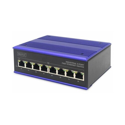 Digitus stikalo 100M 8-port Industrijsko DIN DN-650106 Cene