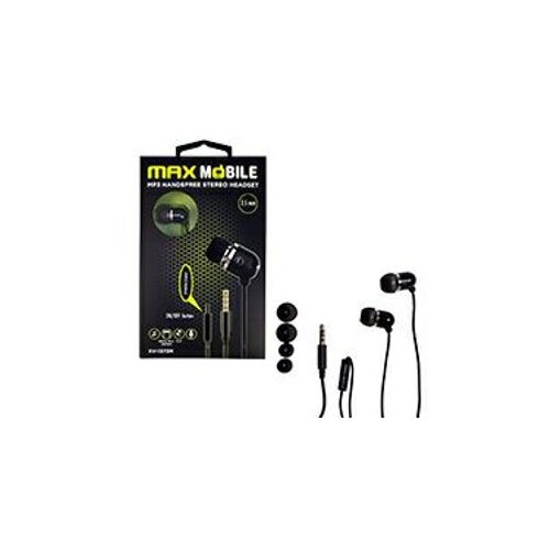 Max Mobile In-ear slušalice KV-1373 HANDSFREE CRNA Cene