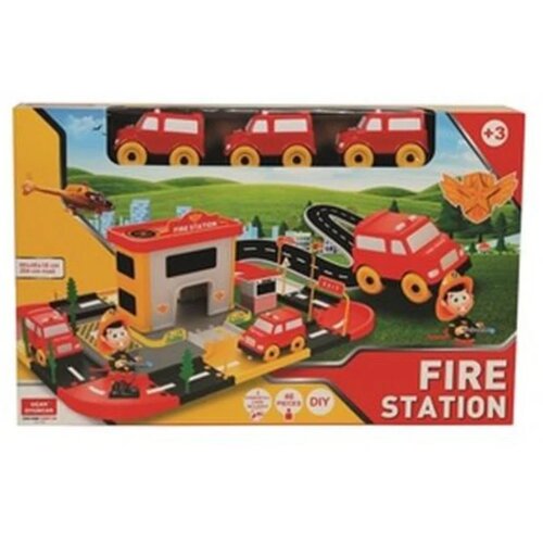 Milla Toys Set za igru Garaža - Vatrogasna stanica Cene