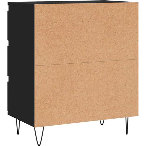  Komoda crna 60 x 35 x 70 cm od konstruiranog drva Slike