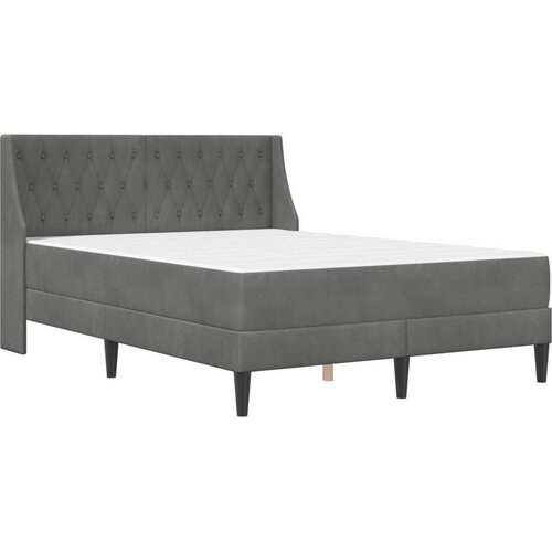  Okvir kreveta s madracem Zidne 2 pcs Tamno siva Bar&amp;scaron;un - Tamno siva 180 x 200 cm Slike