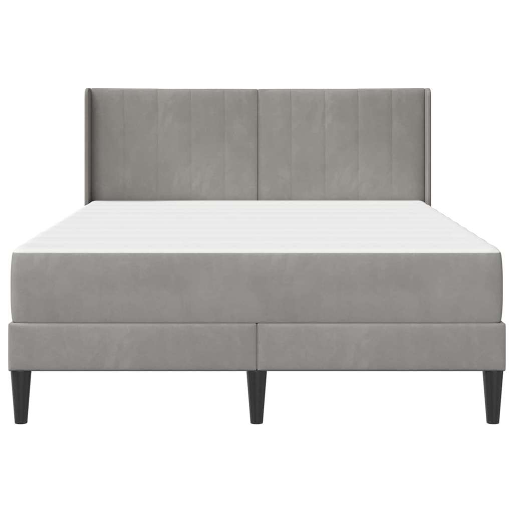  Okvir za krevet Svijetlo siva 140 x 200 cm Bar&amp;scaron;un - Svjetlosiva 140 x 200 cm Slike